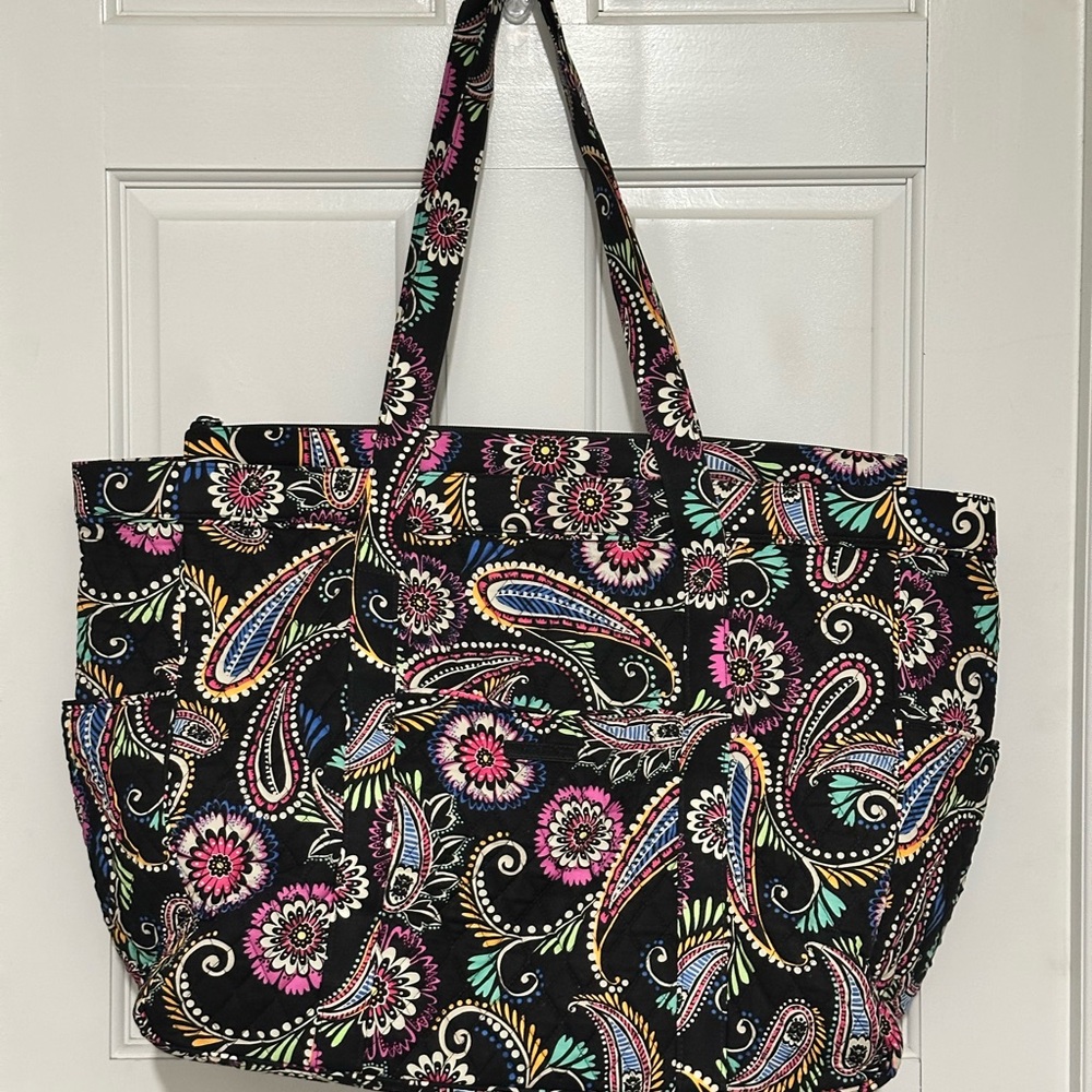 Vera Bradley Travel Tote in Bandana Swirl